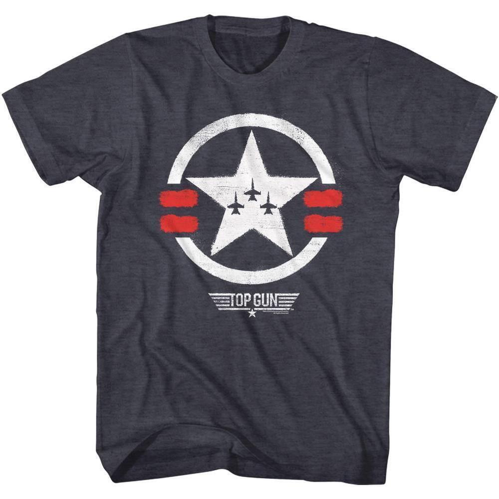 Top Gun Top Gun Paint Navy Heather Adult T Shirt